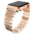 Diamond Strap Apple Watch Series 11/10/9/8/7/6/5/4/ SE / Ultra 1/2/3 by Arleathercraft