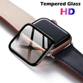With Screen Protector Apple Watch Case Series 10/9/8/7/6/5/4/3/2/1/SE/ Ultra 2 by Arleathercraft