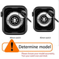 With Screen Protector Apple Watch Case Series 10/9/8/7/6/5/4/3/2/1/SE/ Ultra 2 by Arleathercraft