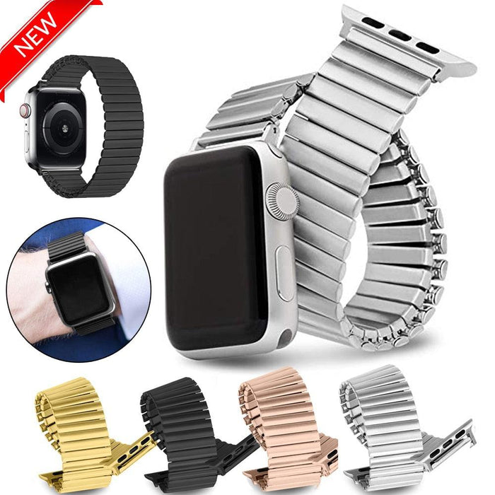 Stainless Steel Apple Watch Band Series 11/10/9/8/7/6/5/4/ SE / Ultra 1/2/3 by Arleathercraft