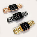 Diamond Apple Watch Band Series 11/10/9/8/7/6/5/4/ SE / Ultra 1/2/3 by Arleathercraft