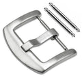 Stainless Steel Watch Band Buckle by Arleathercraft