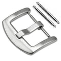 Stainless Steel Watch Band Buckle by Arleathercraft