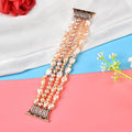 Real Pearl Apple Watch Band Series 11/10/9/8/7/6/5/4/ SE / Ultra 1/2/3 by Arleathercraft