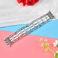 Real Pearl Apple Watch Band Series 11/10/9/8/7/6/5/4/ SE / Ultra 1/2/3 by Arleathercraft