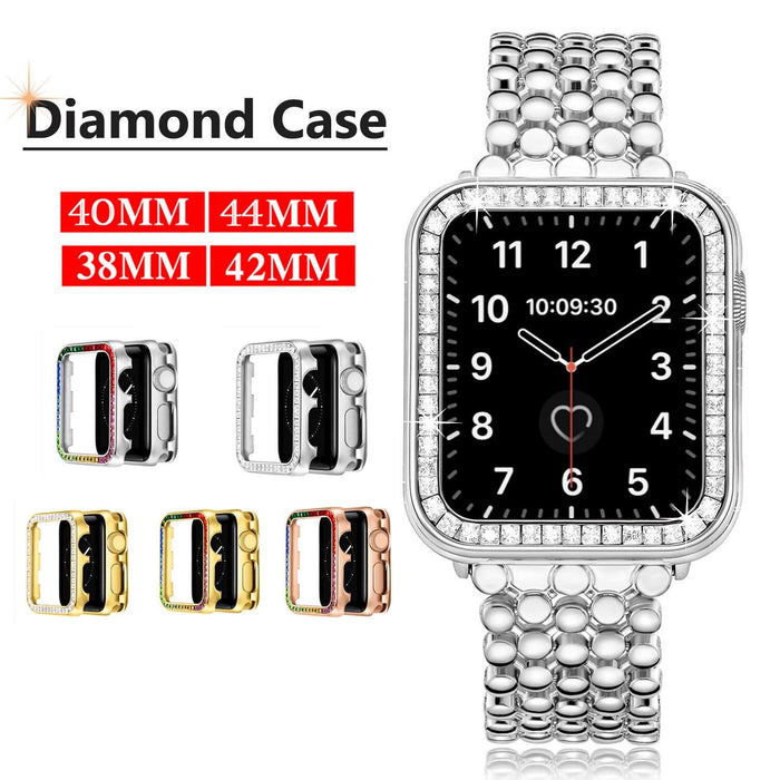 Diamond Apple Watch Case by Arleathercraft