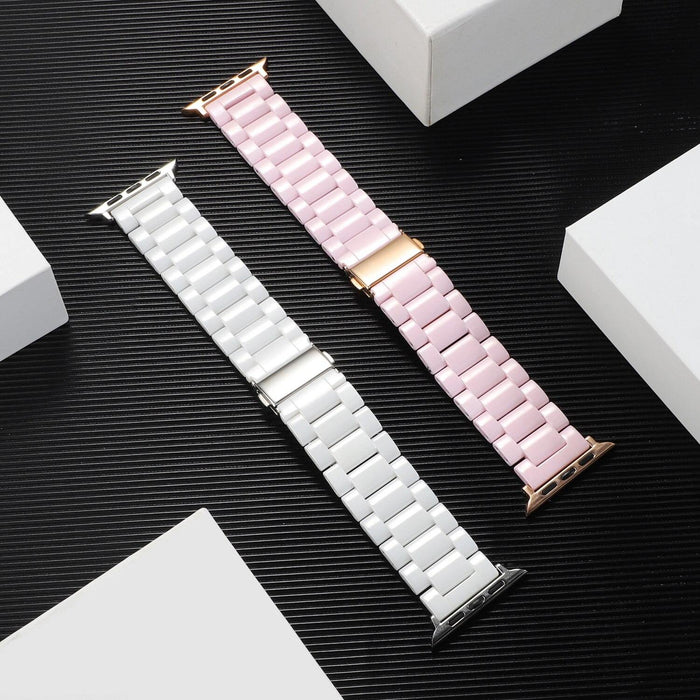 Ceramic Apple Watch Band Series 11/10/9/8/7/6/5/4/ SE / Ultra 1/2/3 by Arleathercraft