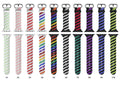 Rubber Rainbow Apple Watch Band Series 11/10/9/8/7/6/5/4/ SE / Ultra 1/2/3 by Arleathercraft