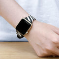 Rubber Rainbow Apple Watch Band Series 11/10/9/8/7/6/5/4/ SE / Ultra 1/2/3 by Arleathercraft