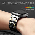 Ceramic Apple Watch Band Series 11/10/9/8/7/6/5/4/ SE / Ultra 1/2/3 by Arleathercraft