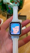 Diamond Apple Watch Case by Arleathercraft