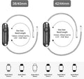 Steel Apple Watch Band Series 11/10/9/8/7/6/5/4/ SE / Ultra 1/2/3 by Arleathercraft