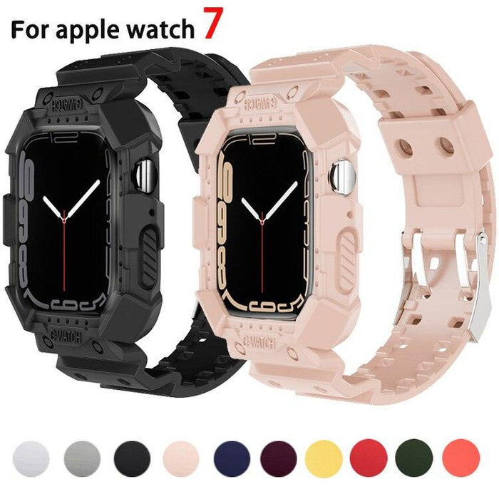 Apple Watch Band+Case Series 7/8 41/45MM by Arleathercraft
