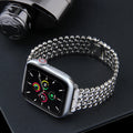 Steel Apple Watch Strap Series 11/10/9/8/7/6/5/4/ SE / Ultra 1/2/3 by Arleathercraft