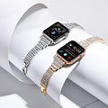 Diamond Apple Watch Band Series 11/10/9/8/7/6/5/4/ SE / Ultra 1/2/3 by Arleathercraft