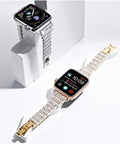 Diamond Apple Watch Band Series 11/10/9/8/7/6/5/4/ SE / Ultra 1/2/3 by Arleathercraft