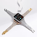 Diamond Apple Watch Band Series 11/10/9/8/7/6/5/4/ SE / Ultra 1/2/3 by Arleathercraft