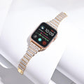 Diamond Apple Watch Band Series 11/10/9/8/7/6/5/4/ SE / Ultra 1/2/3 by Arleathercraft