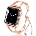 Stainless Steel Apple Watch Jewelry Strap Series 11/10/9/8/7/6/5/4/ SE / Ultra 1/2/3 by Arleathercraft