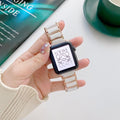 Ceramic Stainless Steel Apple Watch Band – Series 1–11 & Ultra 1–3 by Arleathercraft