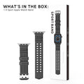 Silicone Apple Watch Band Series 11/10/9/8/7/6/5/4/ SE / Ultra 1/2/3 by Arleathercraft
