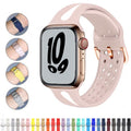 Silicone Apple Watch Band Series 11/10/9/8/7/6/5/4/ SE / Ultra 1/2/3 by Arleathercraft