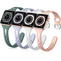 Silicone Apple Watch Band Series 11/10/9/8/7/6/5/4/ SE / Ultra 1/2/3 by Arleathercraft