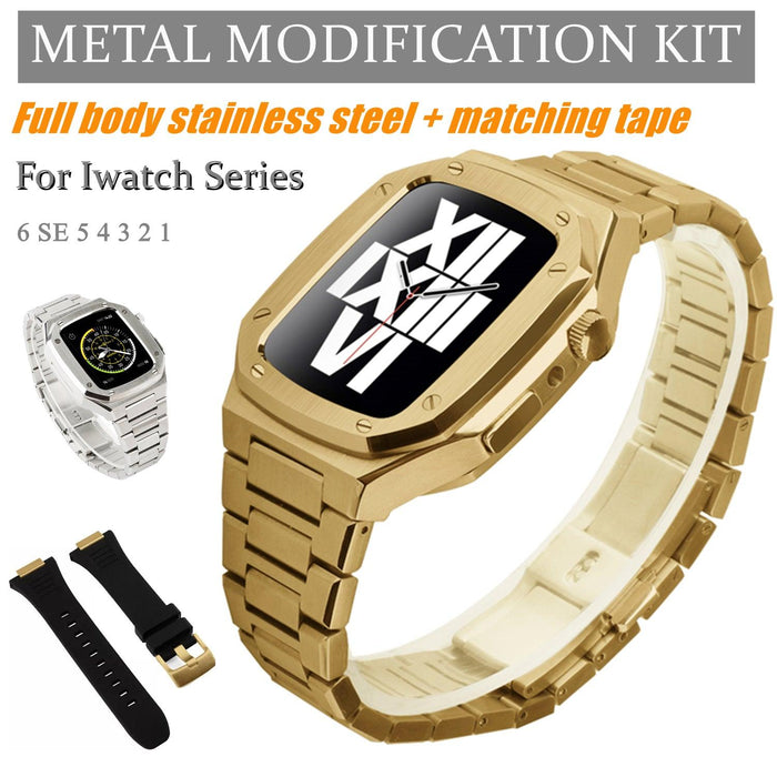 Stainless Steel Apple Watch Modification Kit by Arleathercraft