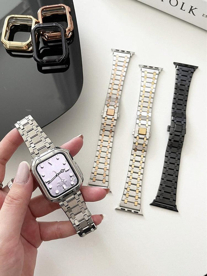Stainless Steel Apple Watch Band Series 11/10/9/8/7/6/5/4/ SE / Ultra 1/2/3 by Arleathercraft
