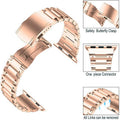 316L Stainless Steel Band for Apple Watch Series 1–11, SE, Ultra 1–3 by Arleathercraft