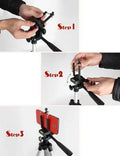 Professional Folding Camera Tripod Stand Holder for CellPhone by DailySale