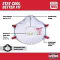 Professional Multi-Purpose Valved Respirator with Gasket by DailySale