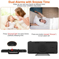 Projection Alarm Clock LED Digital Alarm Clock with Dual Alarms Snooze by DailySale