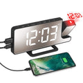 Projection Alarm Clock LED Digital Alarm Clock with Dual Alarms Snooze by DailySale