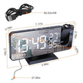 Projection Alarm Clock with Radio Function by DailySale