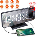 Projection Alarm Clock with Radio Function by DailySale