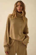 Promise the Label Textured Mock-Neck Sweater by Boutique 23