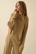 Promise the Label Textured Mock-Neck Sweater by Boutique 23