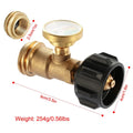 Propane Tank Refill Adapter Gas Level Indicator Meter by DailySale