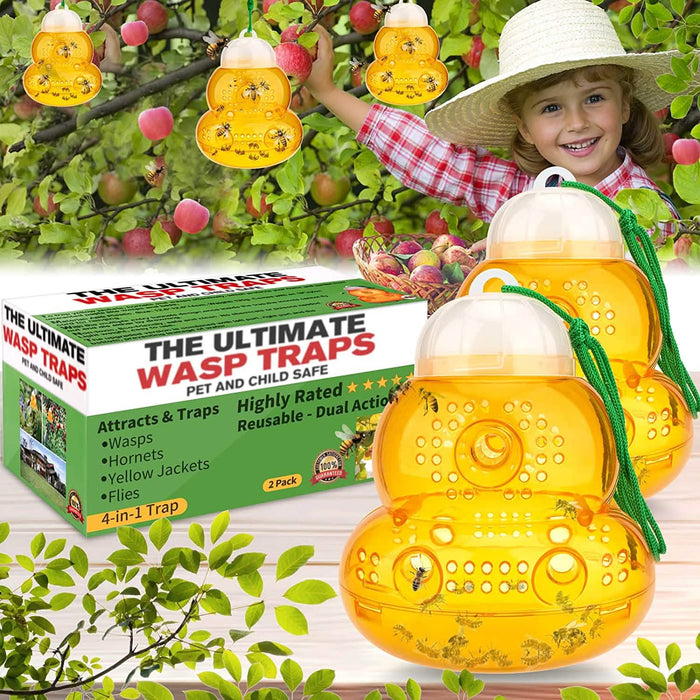 Protecker Wasp Trap Hanging Insect Catcher by DailySale