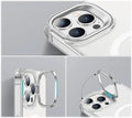 Protection Kit Bundle: Hybrid-Flex Kickstand Case with Tempered Glass Screen and Camera Protector - iPhone 14 Pro by Zerodamage Sahara Case LLC
