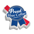 Proud Blue Collar Hard Hat Decal by Armed American Supply