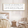 Proverbs 3:5-6 Faith Wall Sign by Tailored Canvases