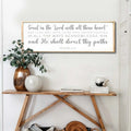 Proverbs 3:5-6 Faith Wall Sign by Tailored Canvases