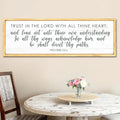 Proverbs 3:5-6 Trust In The Lord With All Your Heart Faith Sign by Tailored Canvases