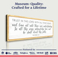 Proverbs 3:5-6 Trust In The Lord With All Your Heart Faith Sign by Tailored Canvases