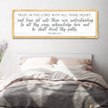 Proverbs 3:5-6 Trust In The Lord With All Your Heart Faith Sign by Tailored Canvases