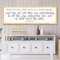 Proverbs 3:5-6 Trust In The Lord With All Your Heart Faith Sign by Tailored Canvases