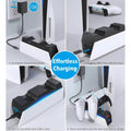 PS5 Controller Charger Station with Fast Charging AC Adapter 5V/3A (Refurbished) by DailySale