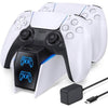 PS5 Controller Charger Station with Fast Charging AC Adapter 5V/3A  (Refurbished)